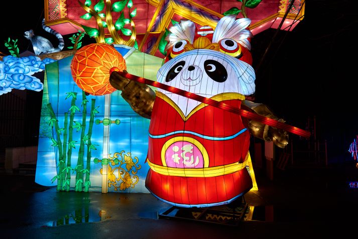 Фестиваль волшебных китайских фонарей в парке "Сокольники"